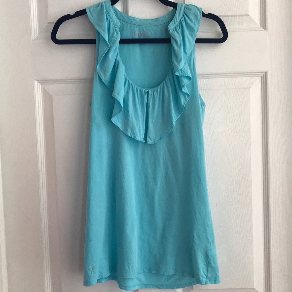Lilly Pulitzer Aqua Top Size Medium